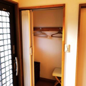 佐々木整体治療院の更衣室